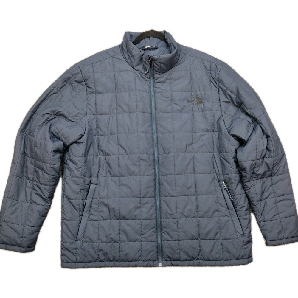 The North Face Junction Insulated Jacket Men's XXL Square Quilting Navy Blue